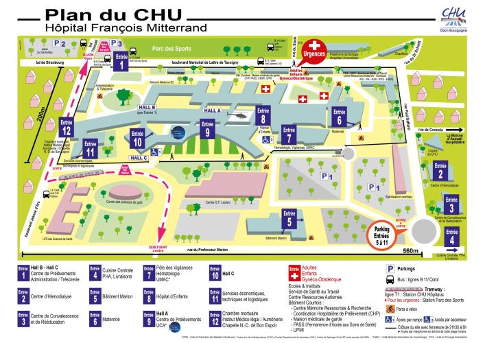 plan du chu